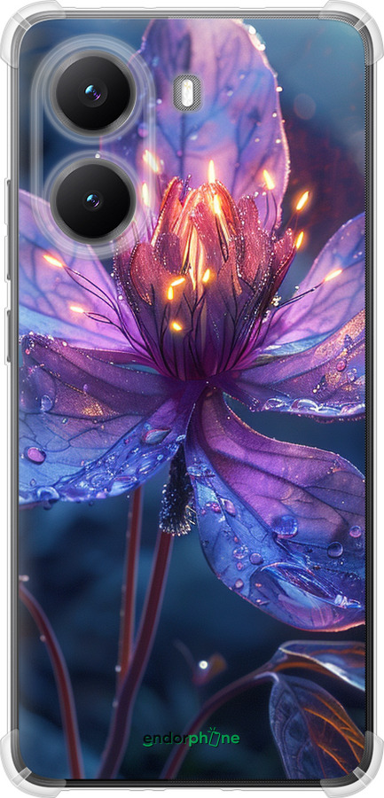 Силикон с усиленными углами чехол Магический цветок для Xiaomi Turbo 4 - 6038sp-4013 изображение 
