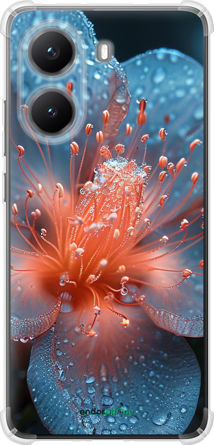 Силикон с усиленными углами чехол Роса на цветке для Xiaomi Turbo 4 - 6039sp-4013 изображение 
