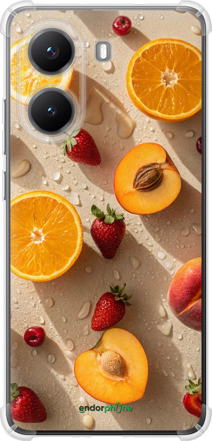 Силикон с усиленными углами чехол Фрукты 3 для Xiaomi Turbo 4 - 6703sp-4013 изображение 