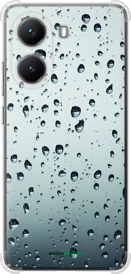 Силикон с усиленными углами чехол Стекло в каплях для Xiaomi Turbo 4 - 848sp-4013 изображение 