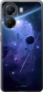 Силиконовый чехол Планеты в синем космосе для Xiaomi POCO X7 PRO - 171u-3907 изображение 