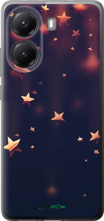 Силиконовый чехол Падающие звезды для Xiaomi POCO X7 PRO - 3974u-3907 изображение 