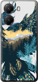 Силиконовый чехол Арт-орел на фоне природы для Xiaomi Turbo 4 - 3983u-4013 изображение 