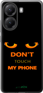 Силиконовый чехол Don't touch the phone для Xiaomi Turbo 4 - 4261u-4013 изображение 