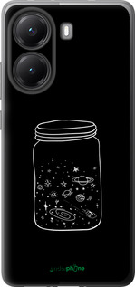 Силиконовый чехол Космос в банке для Xiaomi POCO X7 PRO - 4297u-3907 изображение 