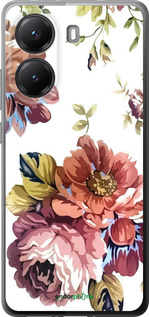 Силиконовый чехол Vintage flowers для Xiaomi Turbo 4 - 4333u-4013 изображение 