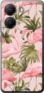 Силиконовый чехол фламинго 2 для Xiaomi POCO X7 PRO - 4360u-3907 изображение 