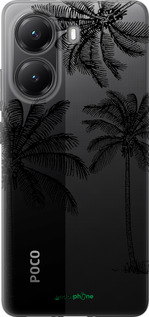 Силиконовый чехол Пальмы1 для Xiaomi POCO X7 PRO - 4634u-3907 изображение 