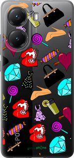Силіконовий чехол stickers для Xiaomi Turbo 4 - 4757u-4013 изображение 