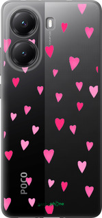 Силиконовый чехол Сердечки 2 для Xiaomi POCO X7 PRO - 4763u-3907 изображение 