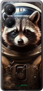 Силиконовый чехол Raccoon austronaut для Xiaomi Turbo 4 - 5581u-4013 изображение 