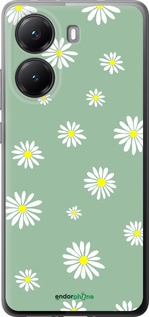 Силиконовый чехол Ромашки v4 для Xiaomi POCO X7 PRO - 5603u-3907 изображение 