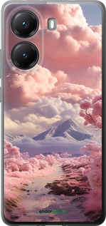 Силиконовый чехол Розовые облака для Xiaomi POCO X7 PRO - 5660u-3907 изображение 