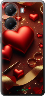 Силіконовий чехол Сердечки v3 для Xiaomi POCO X7 PRO - 5833u-3907 изображение 