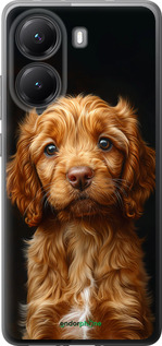 Силиконовый чехол Cocker spaniel на черном фоне для Xiaomi POCO X7 PRO - 6137u-3907 изображение 