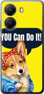 Силиконовый чехол чехол с корги You Can Do It для Xiaomi POCO X7 PRO - 6184u-3907 изображение 
