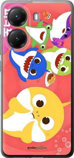 Силіконовий чехол Бейби Шаркс для Xiaomi Turbo 4 - 6305u-4013 изображение 