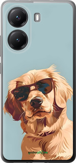 Силиконовый чехол Пес в очках для Xiaomi Turbo 4 - 6381u-4013 изображение 