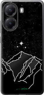 Силиконовый чехол Минималистический горный пейзаж для Xiaomi POCO X7 PRO - 6438u-3907 изображение 