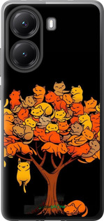 Силиконовый чехол Дерево и котики для Xiaomi POCO X7 PRO - 6516u-3907 изображение 