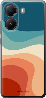 Силиконовый чехол В стиле ретро с волнами для Xiaomi POCO X7 PRO - 6531u-3907 изображение 