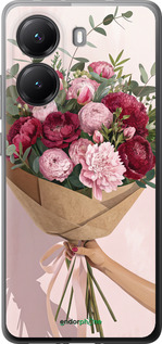 Силиконовый чехол Пионы 1 для Xiaomi Turbo 4 - 6705u-4013 изображение 