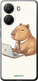Силіконовий чехол Funny Capybara CEO Working для Xiaomi POCO X7 PRO - 6777u-3907 изображение 