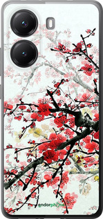Силіконовий чехол Квітучий кущ для Xiaomi Turbo 4 - 831u-4013 изображение 