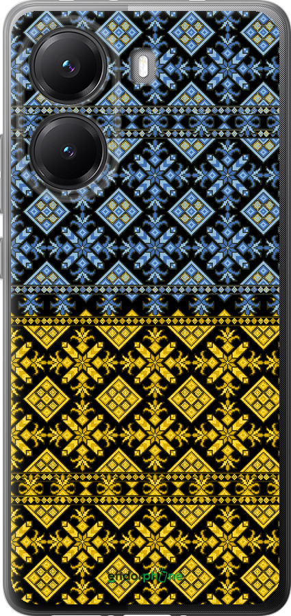 Силіконовий чехол Жовто-блакитна вишиванка для Xiaomi POCO X7 PRO - 1169u-3907 изображение 