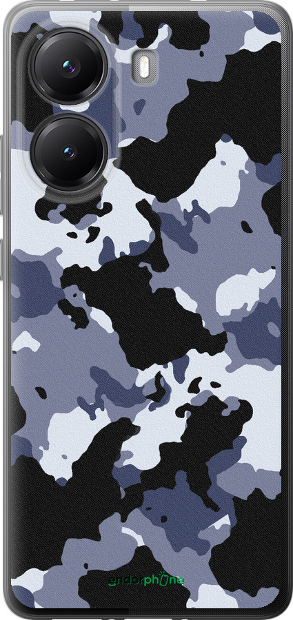 Силіконовий чехол Камуфляж v4 для Xiaomi POCO X7 PRO - 1182u-3907 изображение 