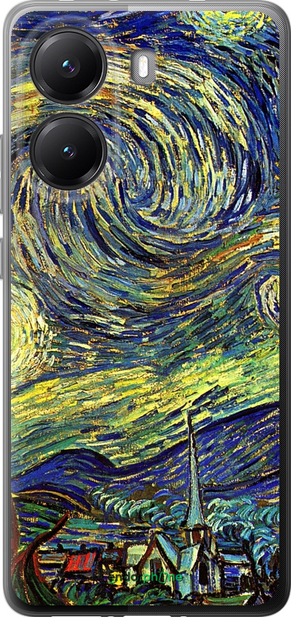 Силіконовий чехол Вінсент Ван Гог. Зоряна ніч для Xiaomi POCO X7 PRO - 163u-3907 изображение 