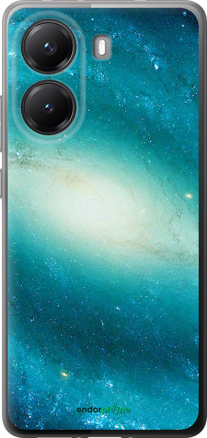Силиконовый чехол Голубая галактика для Xiaomi Turbo 4 - 177u-4013 изображение 