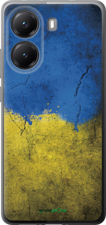 Силиконовый чехол Флаг Украины 2 для Xiaomi POCO X7 PRO - 401u-3907 изображение 