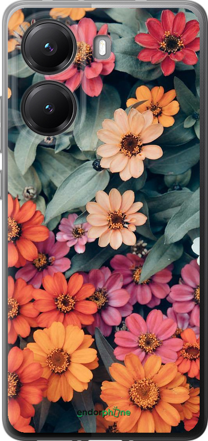Силіконовий чехол Beauty flowers для Xiaomi Turbo 4 - 4050u-4013 изображение 