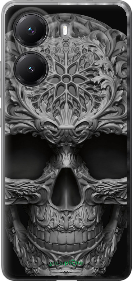 Силиконовый чехол skull-ornament для Xiaomi POCO X7 PRO - 4101u-3907 изображение 
