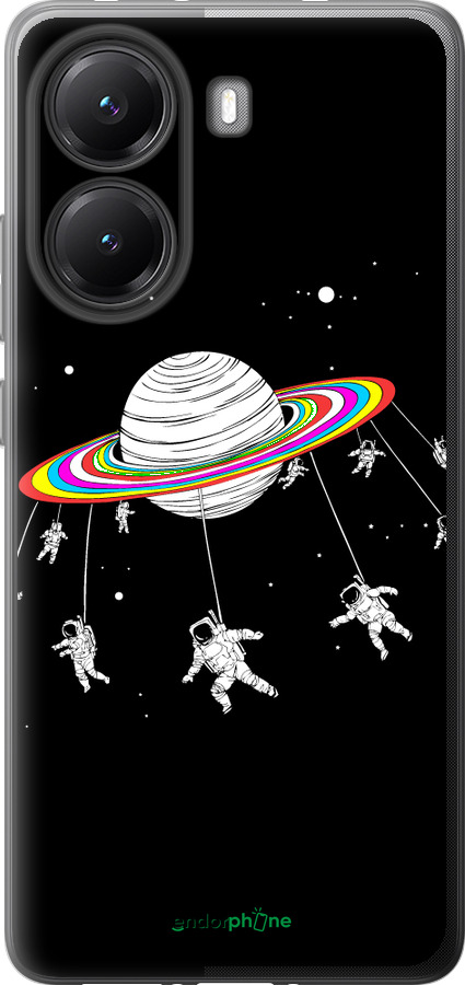 Силиконовый чехол Лунная карусель для Xiaomi POCO X7 PRO - 4136u-3907 изображение 