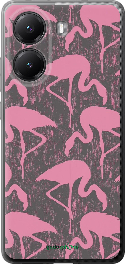 Силиконовый чехол Vintage-Flamingos для Xiaomi Turbo 4 - 4171u-4013 изображение 