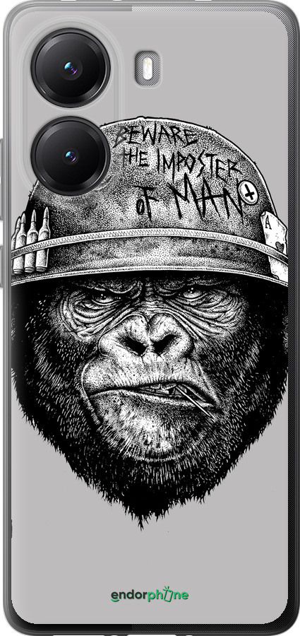 Силиконовый чехол military monkey для Xiaomi Turbo 4 - 4177u-4013 изображение 