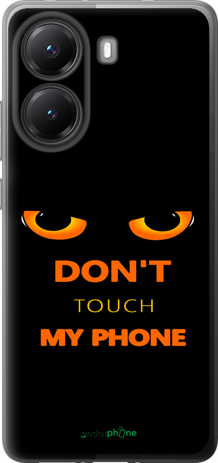 Силиконовый чехол Don't touch the phone для Xiaomi Turbo 4 - 4261u-4013 изображение 