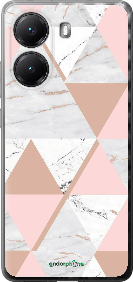 Силиконовый чехол Мраморная симметрия для Xiaomi Turbo 4 - 4344u-4013 изображение 