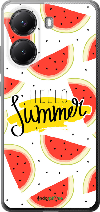Силиконовый чехол Hello Summer для Xiaomi POCO X7 PRO - 4356u-3907 изображение 