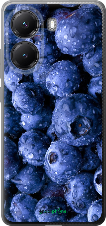 Силиконовый чехол Голубика для Xiaomi POCO X7 PRO - 4459u-3907 изображение 