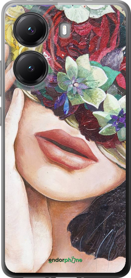 Силиконовый чехол Head Flower для Xiaomi POCO X7 PRO - 4460u-3907 изображение 