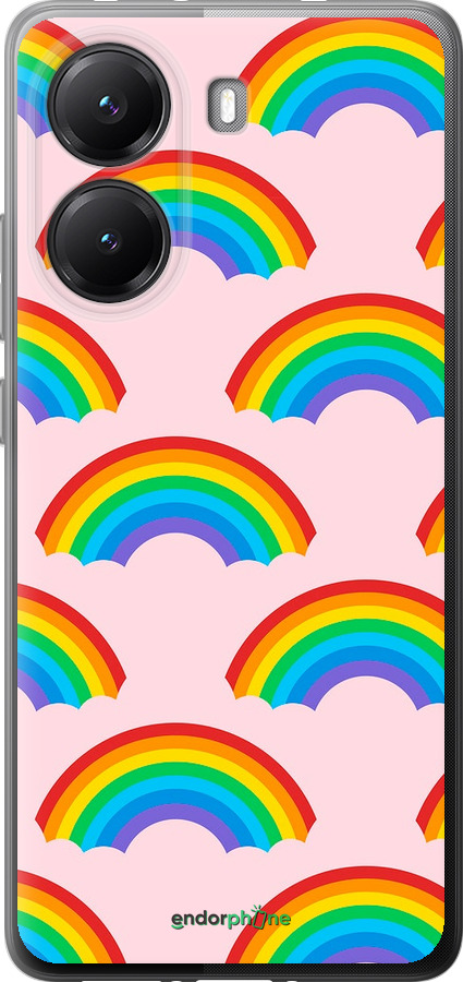 Силіконовий чехол Rainbows для Xiaomi Turbo 4 - 4478u-4013 изображение 