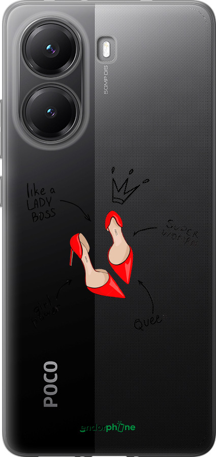 Силиконовый чехол Женщина для Xiaomi Turbo 4 - 4599u-4013 изображение 