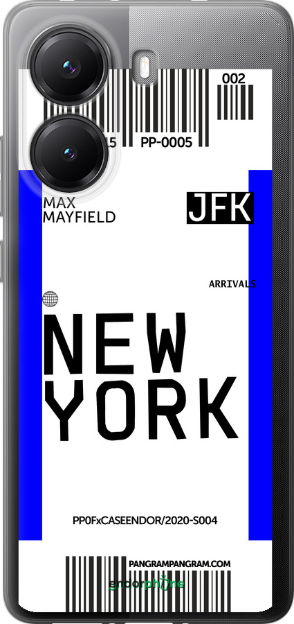 Силиконовый чехол New York для Xiaomi POCO X7 PRO - 4861u-3907 изображение 