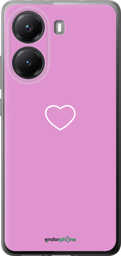 Силиконовый чехол Сердце 2 для Xiaomi POCO X7 PRO - 4863u-3907 изображение 