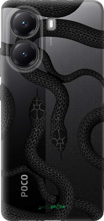 Силіконовий чехол Змії для Xiaomi Turbo 4 - 5473u-4013 изображение 