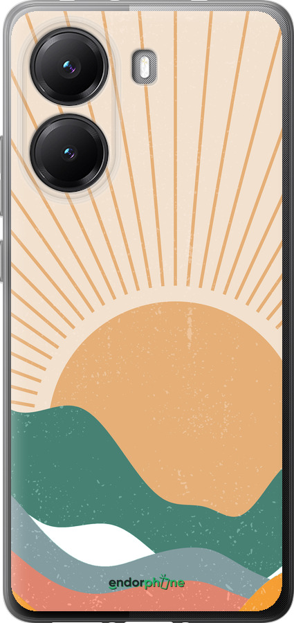 Силіконовий чехол Гори і сонце v2 для Xiaomi Turbo 4 - 5488u-4013 изображение 