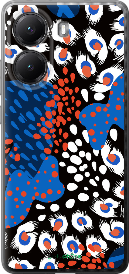 Силиконовый чехол Абстрактный фон v2 для Xiaomi POCO X7 PRO - 5503u-3907 изображение 